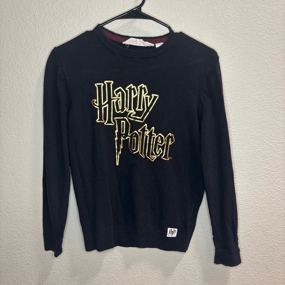 Hard to Find Harry Potter Black Kids Sweater - Picture 1 of 3